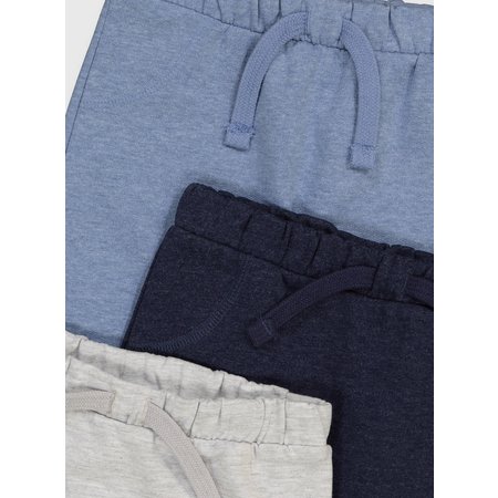 Blue & Grey Joggers 5 Pack - 9-12 months